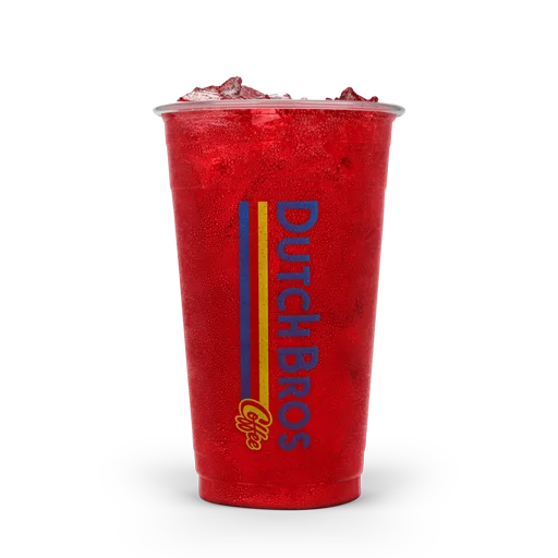 Dutch Bros Strawberry Sparkling Soda