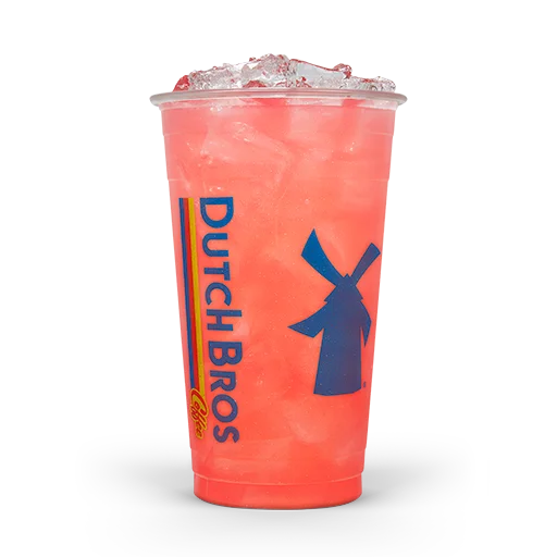 Dutch Bros Strawberry lemonade